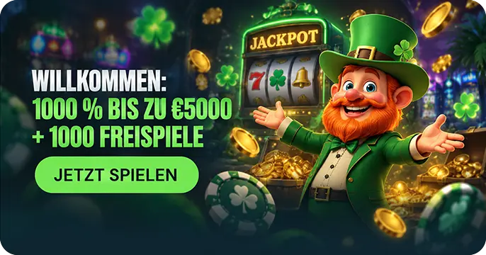 1000Spins willkommen - 1000% bis zu €5000 + 1000 FS